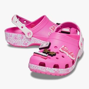 Barbie adult crocs womens 8 and mens 6